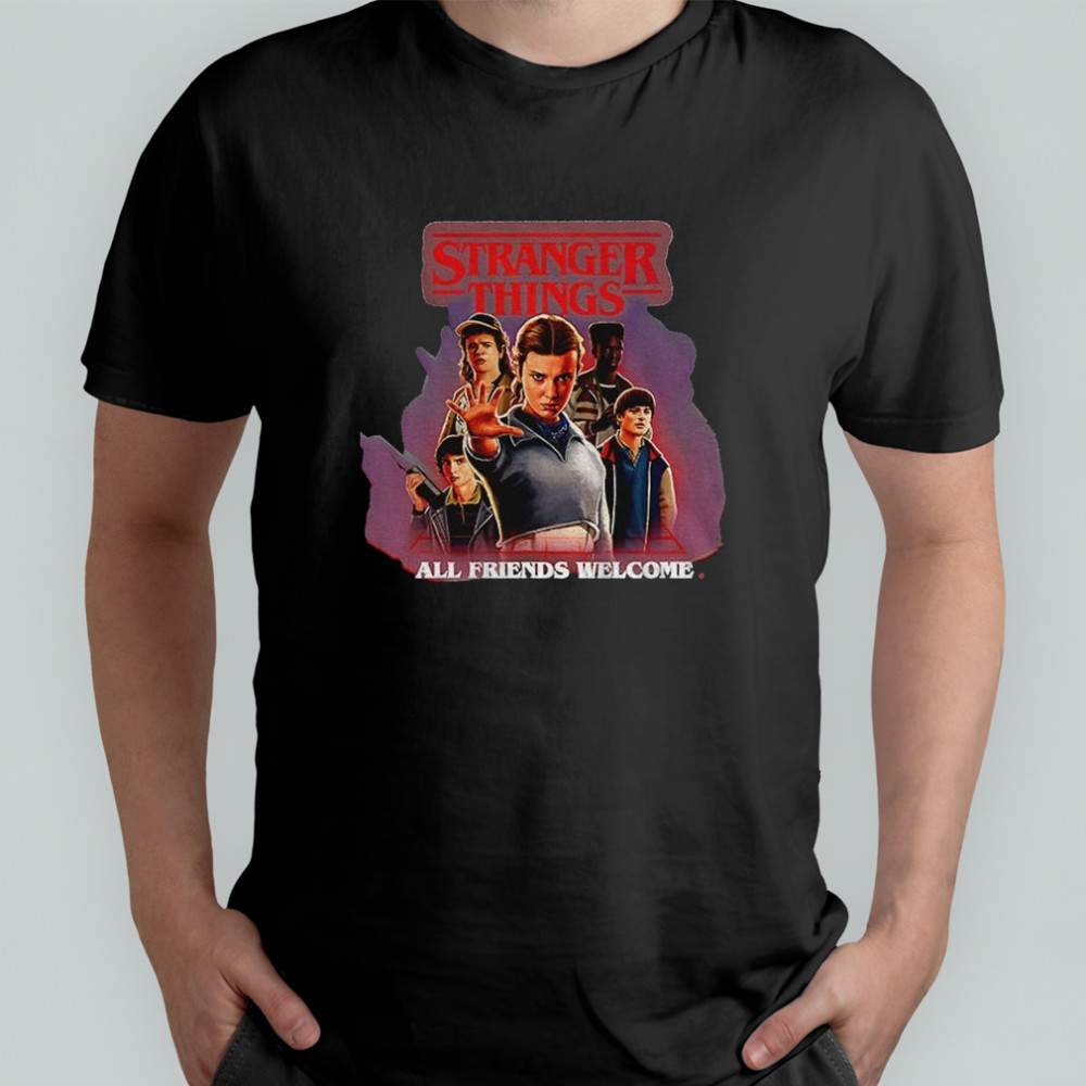Stranger Things all friends welcome vintage shirt