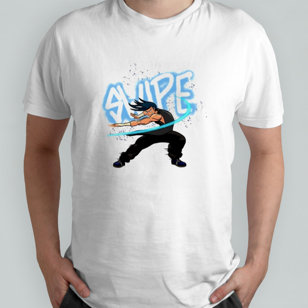 Swipe The Wolf cartoon shirt