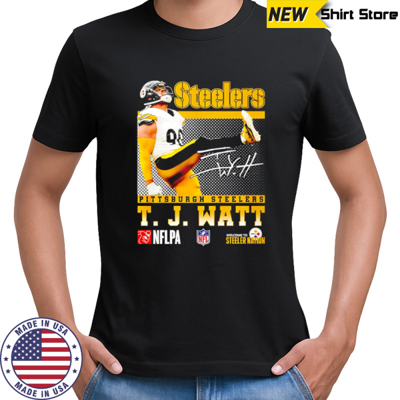 T. J. Watt Pittsburgh Steelers Signature shirt