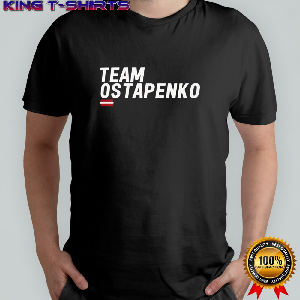 Team Ostapenko tennis lover graphic shirt