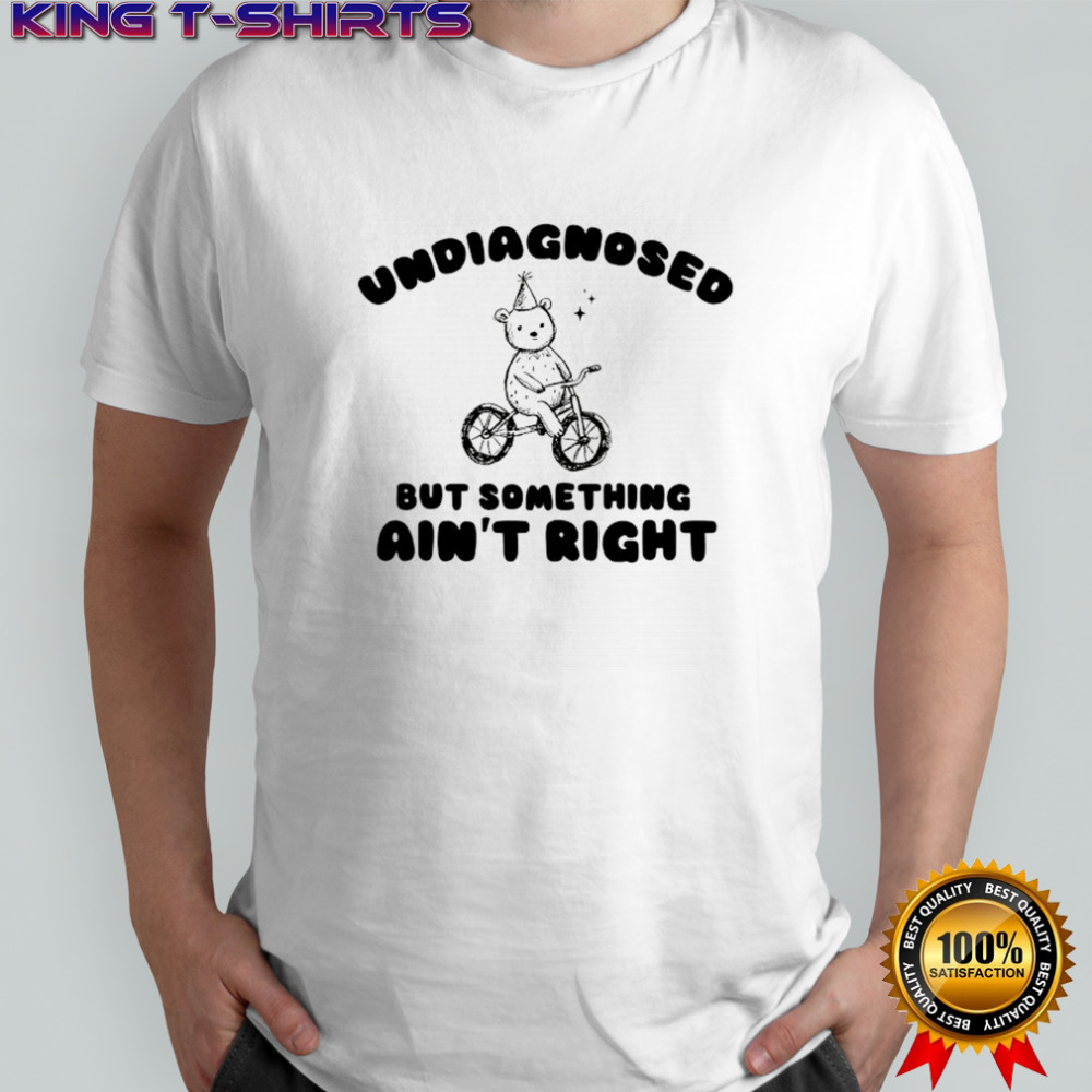 Teddy Bear riding bike undiagnosed but something ain’t right shirt