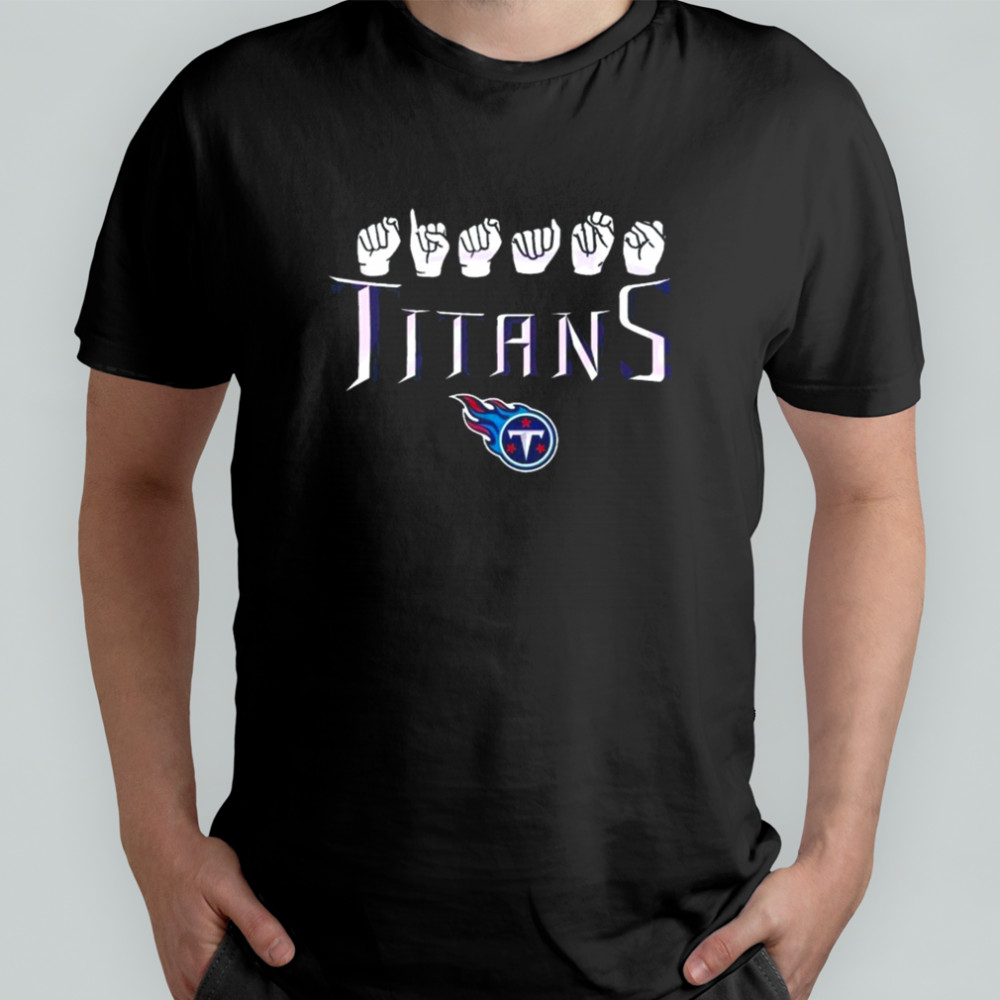 Tennessee Titans Homage Youth Love Sign T-Shirts