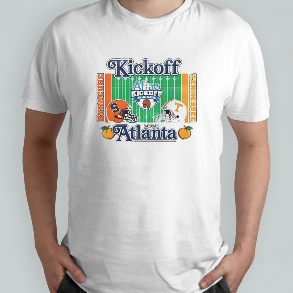 Tennessee Volunteers Vs Syracuse Orange 2025 AFLAC Kickoff Game 1 T-Shirt