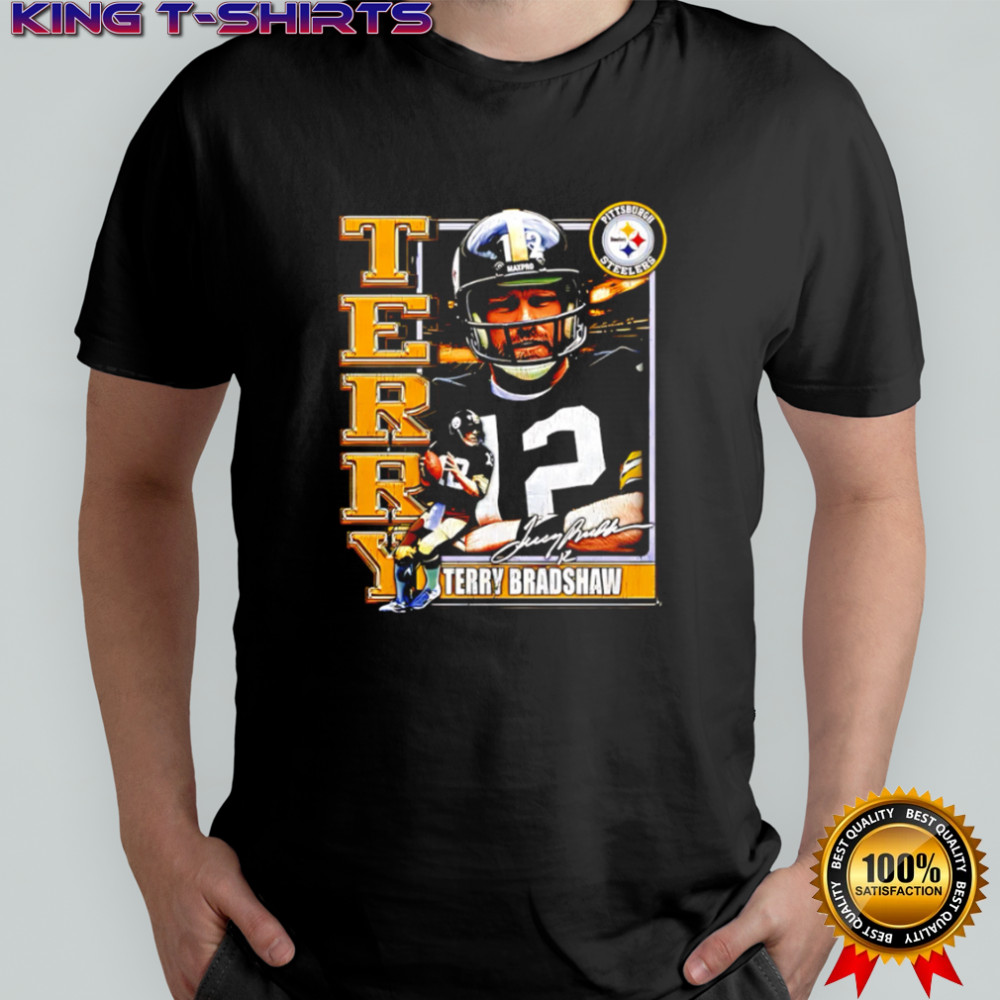 Terry Bradshaw Pittsburgh Steelers signature vintage shirt