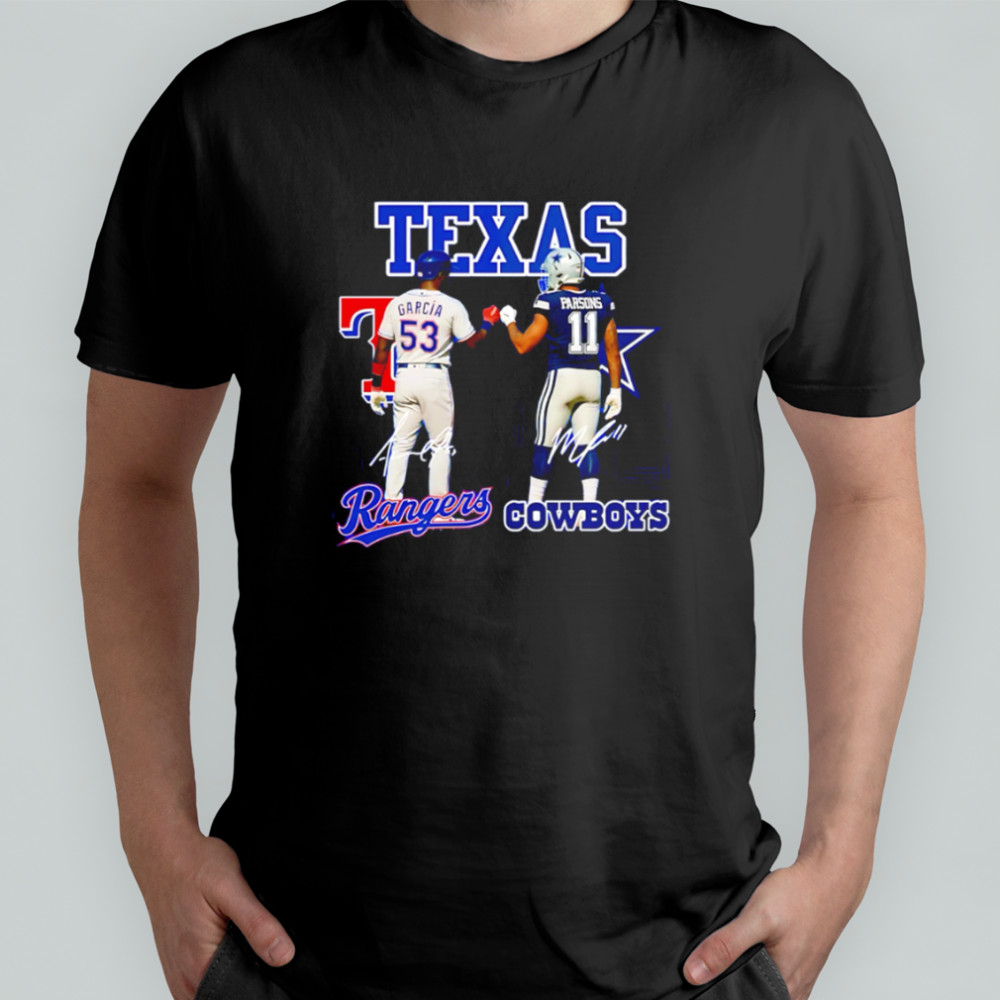 Texas Rangers Adolis García and Cowboys Micah Parsons shirt