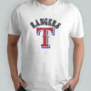Texas Rangers Rebel Athletics logo shirt