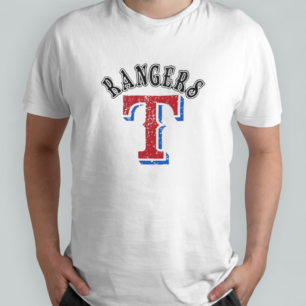 Texas Rangers Rebel Athletics Logo T-Shirt
