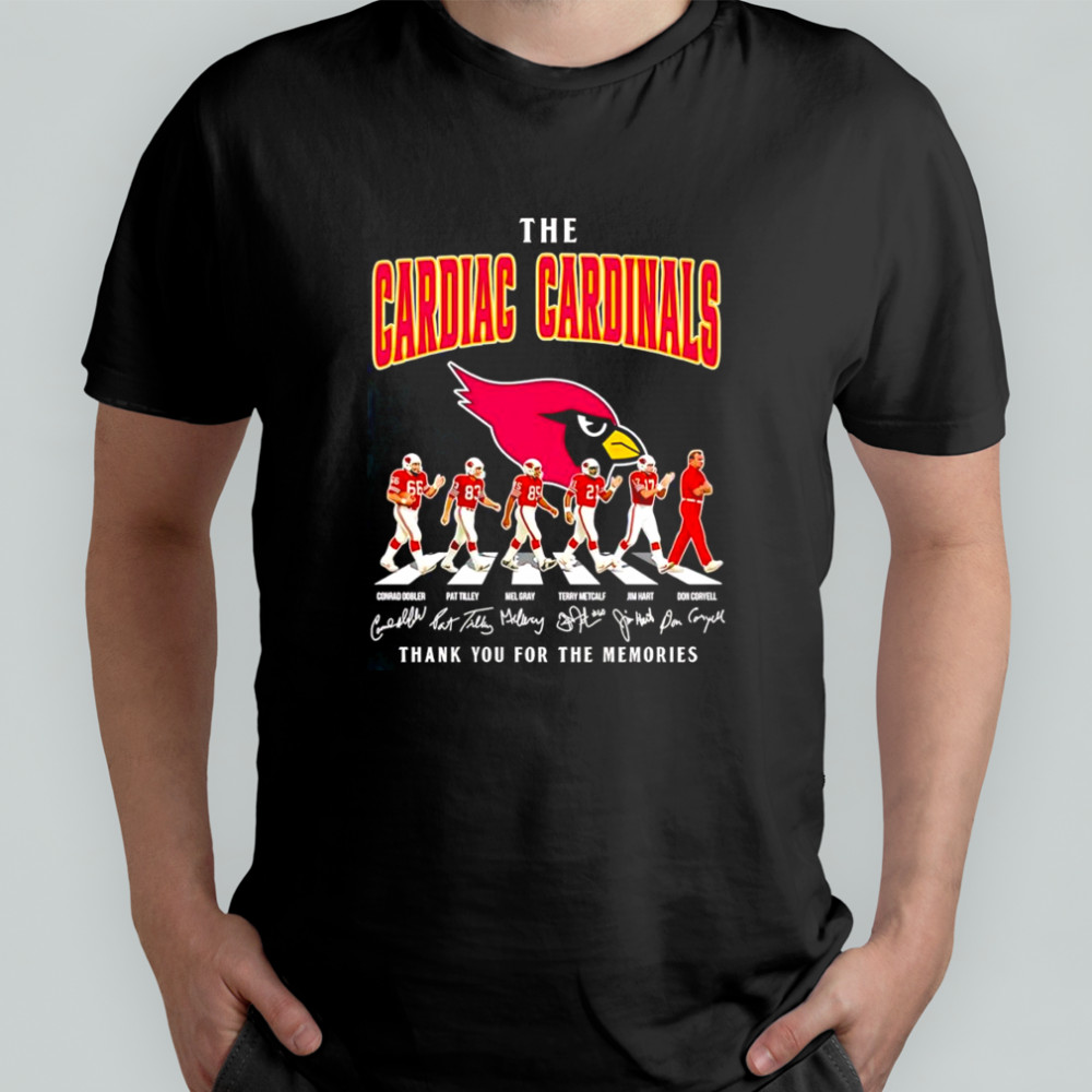 The Cardiac Cardinals Abbey Road thank you for the memories shirt