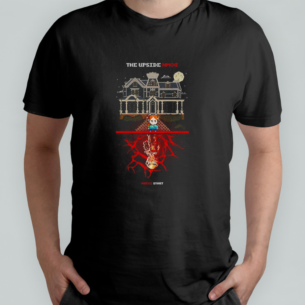 The Upside Down press star 8-Bit shirt