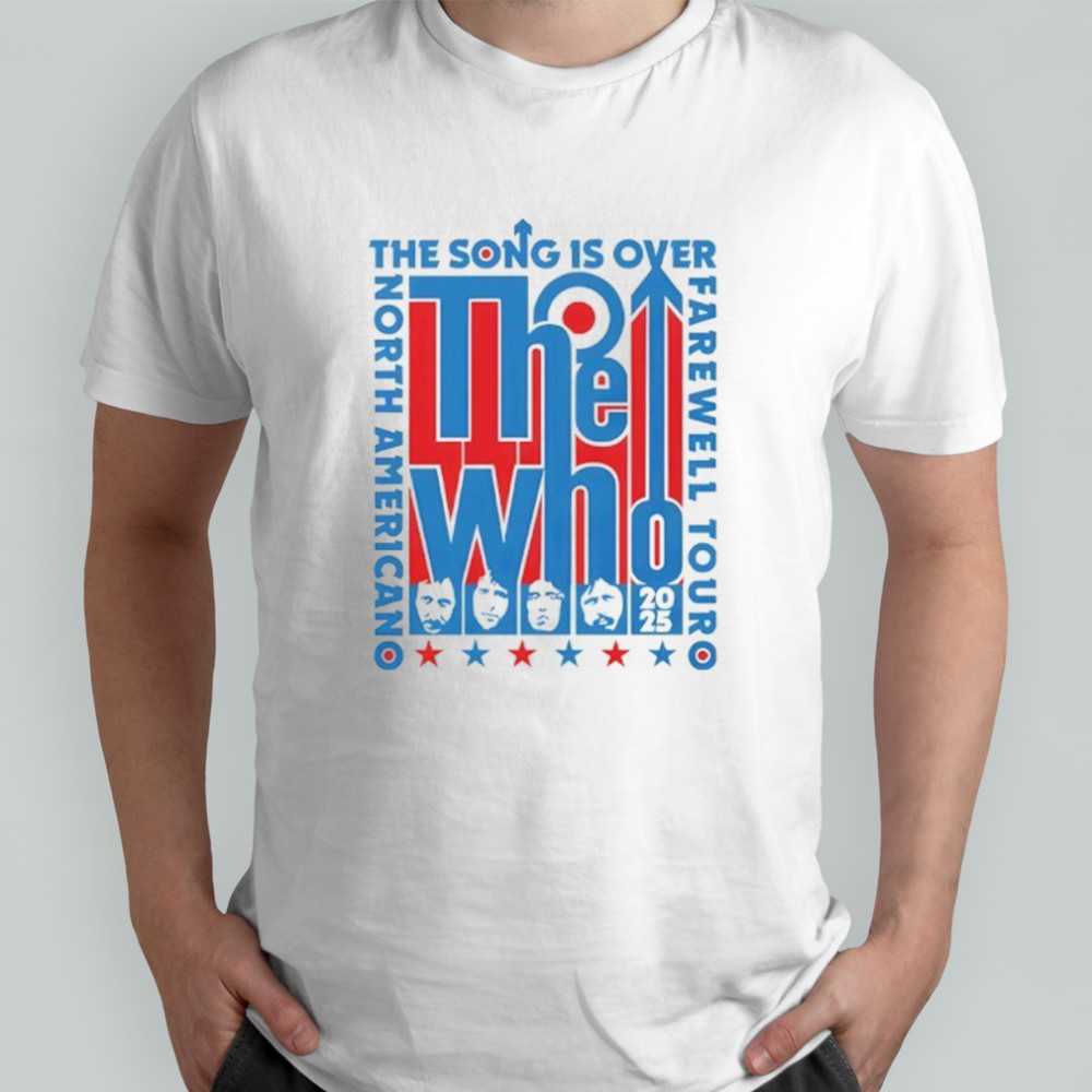 The Who North American Farewell Tour 2025 T Shirt