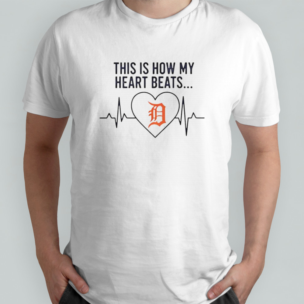 This Is How My Heart Beats Detroit Tigers T-Shirt