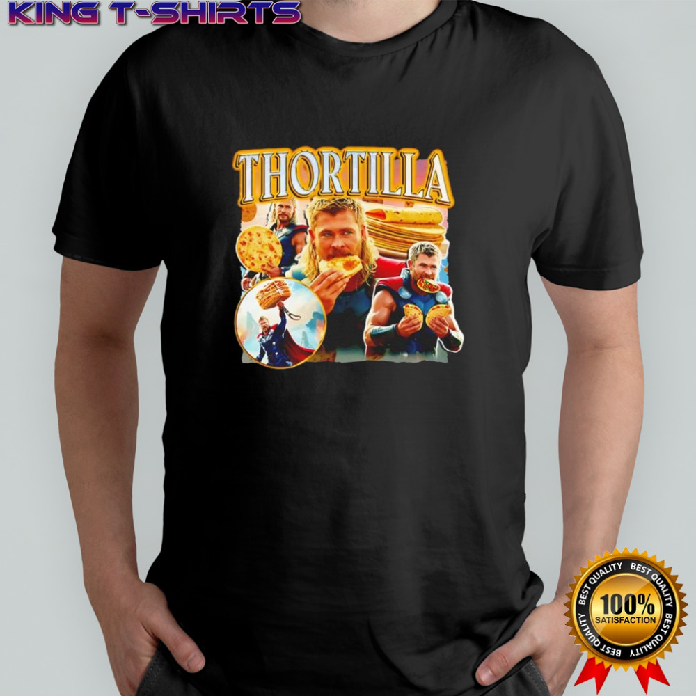 Thortilla Thor Tortilla parody shirt