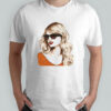 TS Taylor Orange glitter shirt