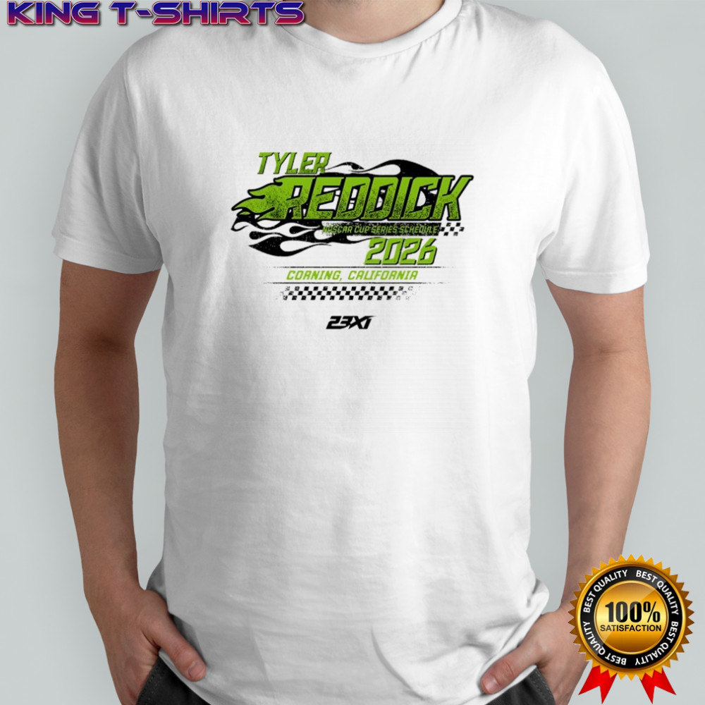 Tyler Reddick Checkered Flag NASCAR Cup Series Schedule 2026 shirt