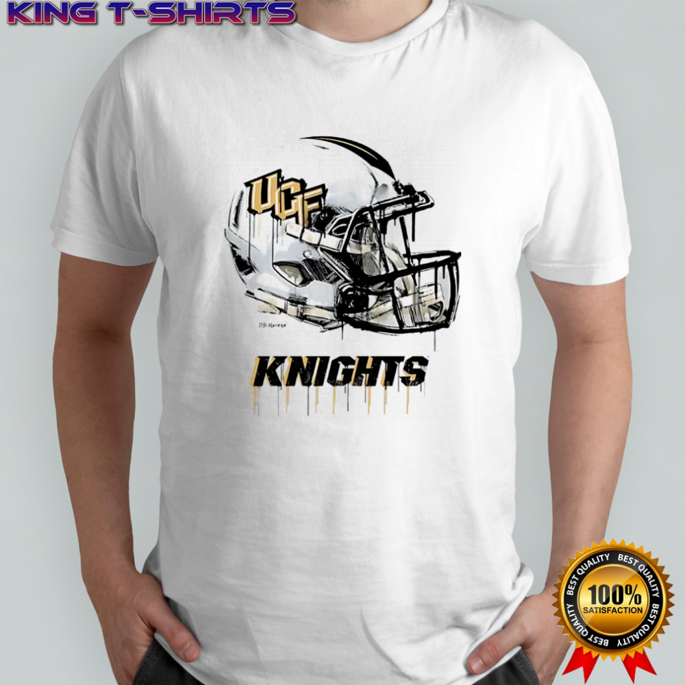 UCF Knights dripping football helmet shirt
