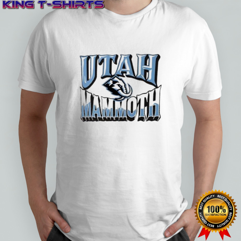 Utah Mammoth logo style trend shirt