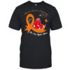 Uterine cancer awareness no one fights alone Boston Red Sox shirt