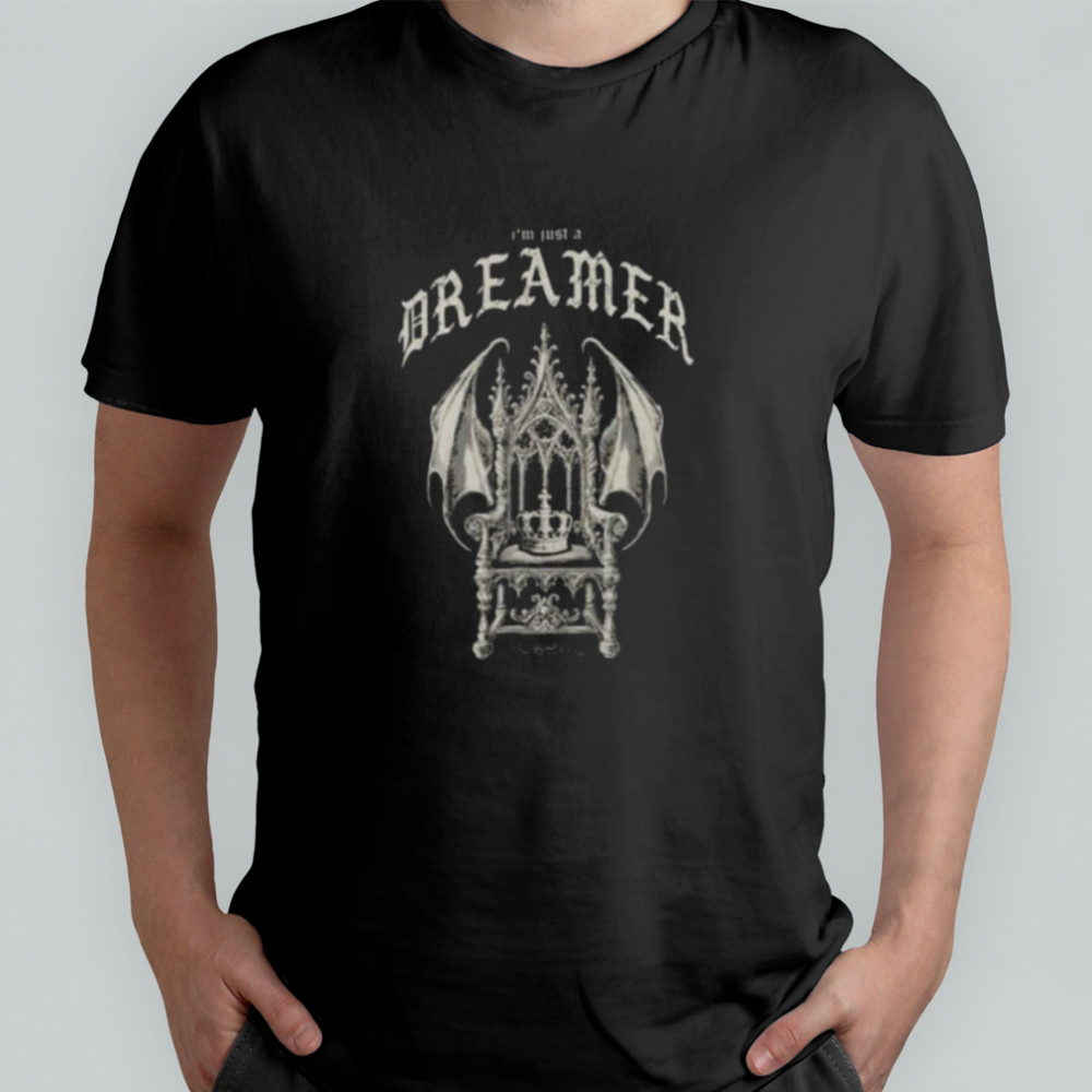 Vintage Gothic Bat Throne Crown Shirt