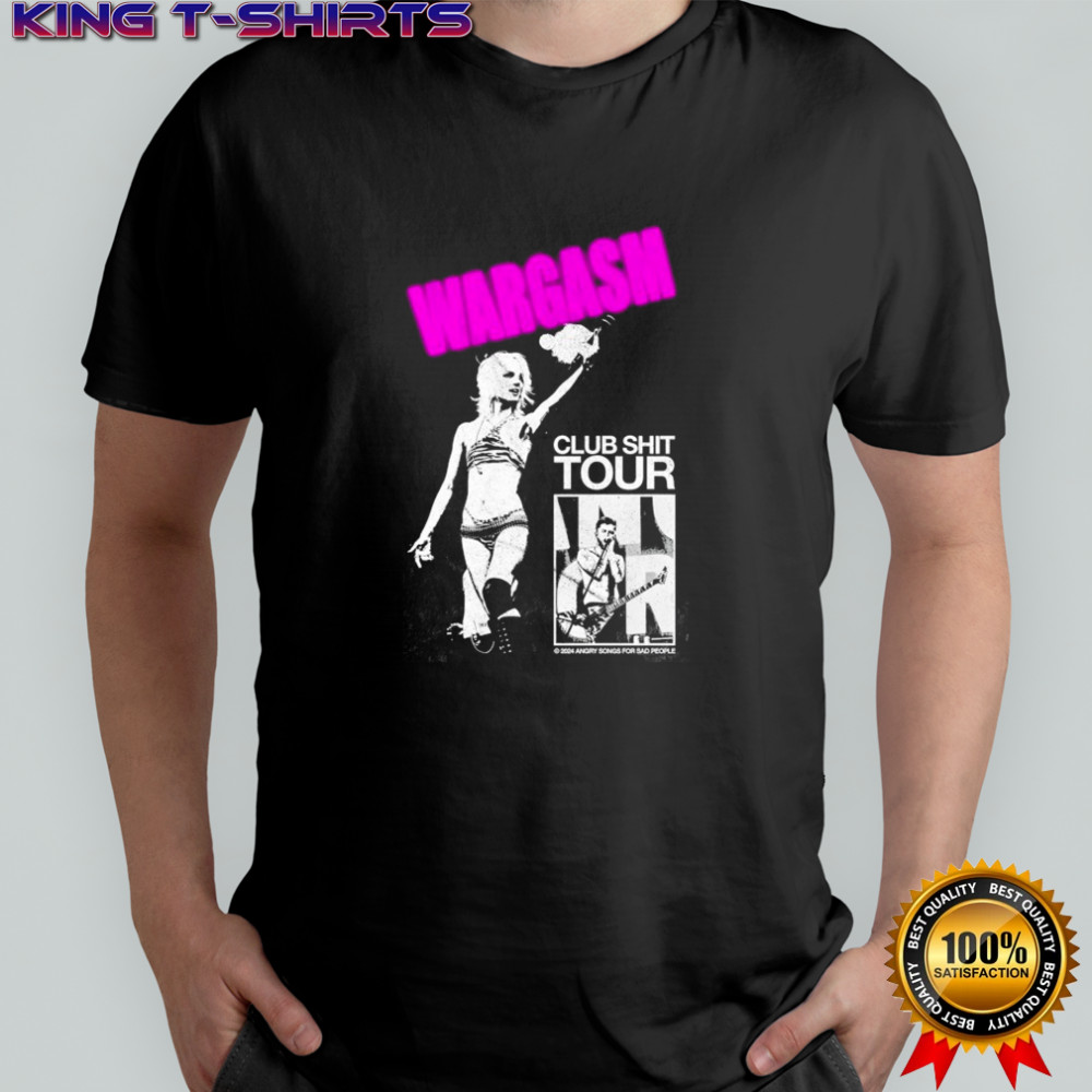 Wargasm The Club Shit Tour 2024 T-shirt