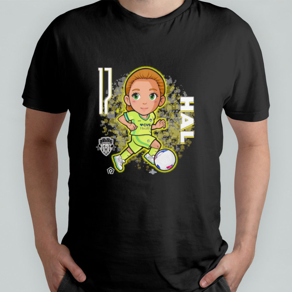 Washington Spirit Hal Hershfelt chibi cartoon shirt