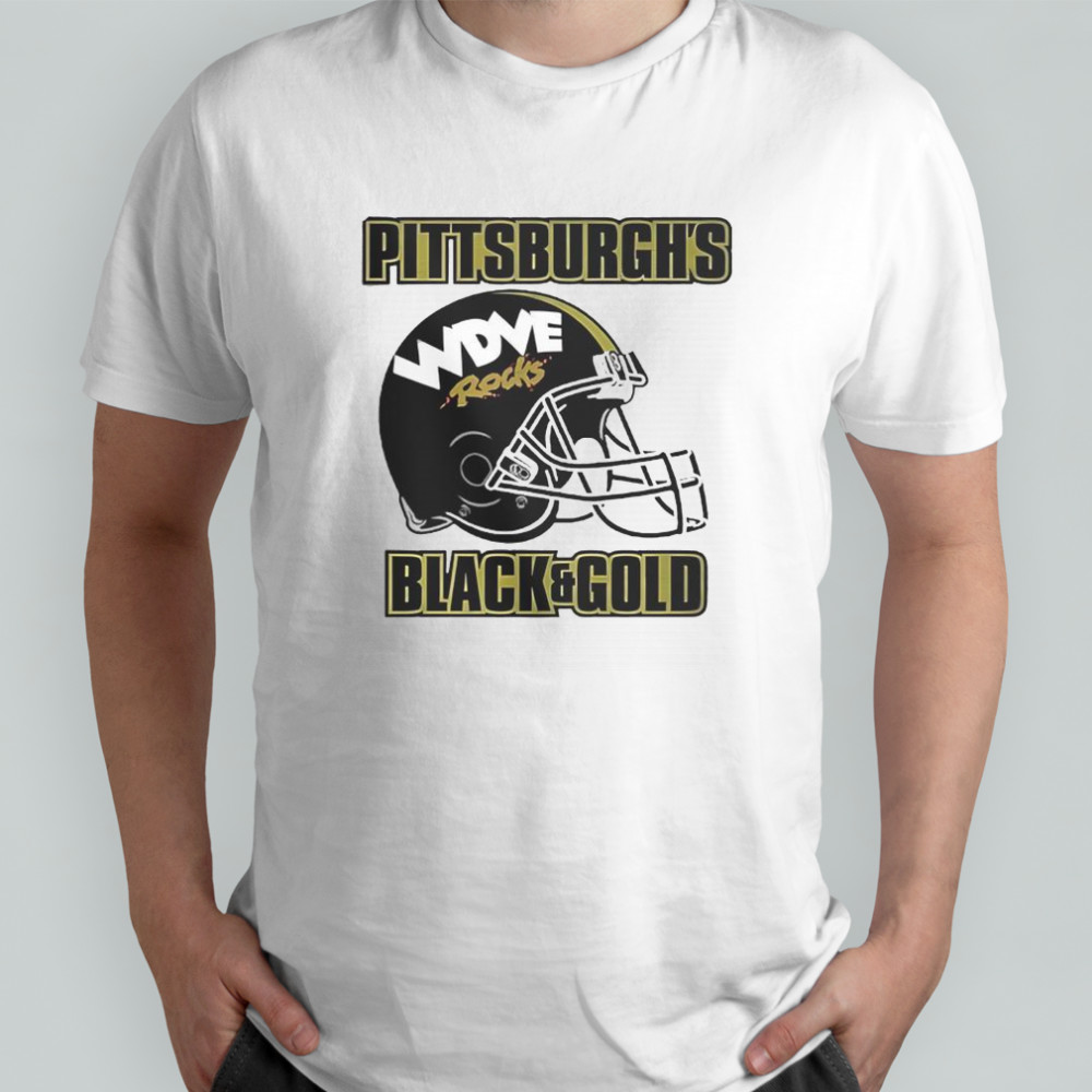 WDVE Pittsburgh Black And Gold T-Shirt