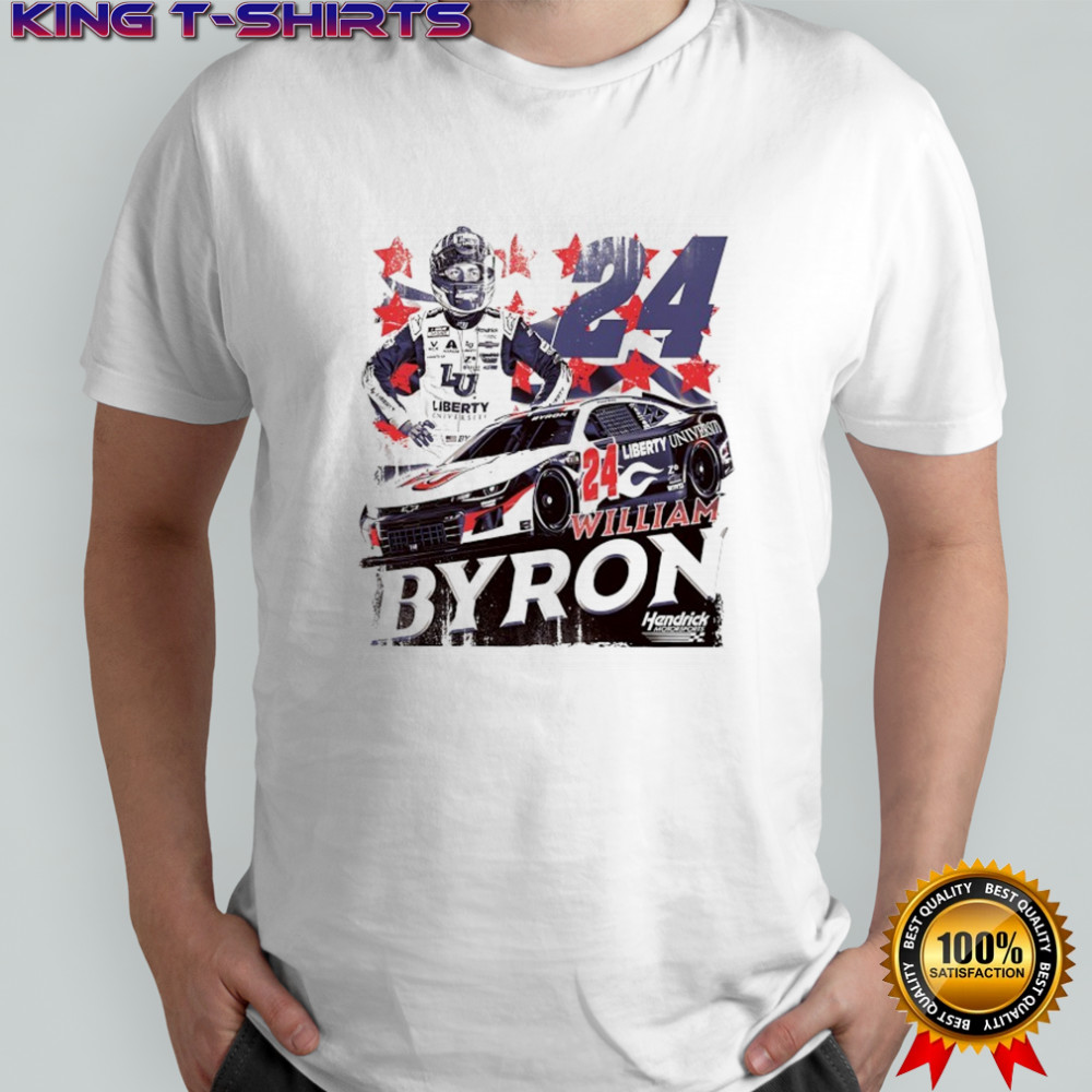 William Byron Hendrick Motorsports Liberty University Car shirt