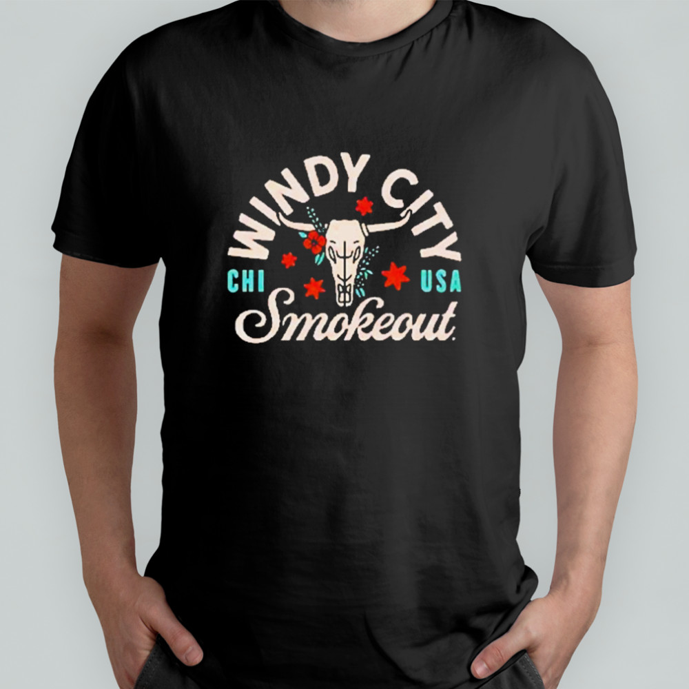 Windy City Smokeout 2025 Skull T-Shirt