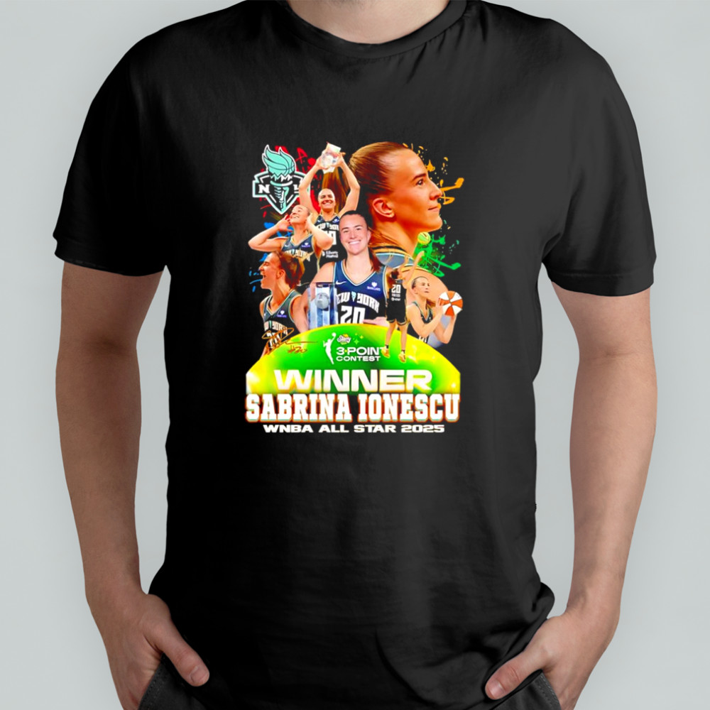Winner Sabrina Ionescu WNBA All Star 2025 shirt