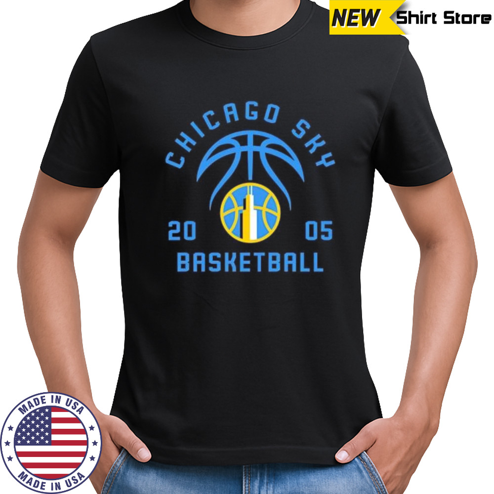 WNBA Chicago Sky basketball 2005 shirt
