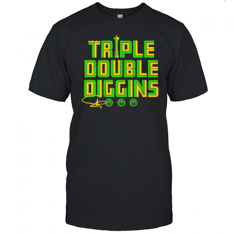 WNBA Seattle Storm Skylar Diggins Triple Double Diggins signature shirt