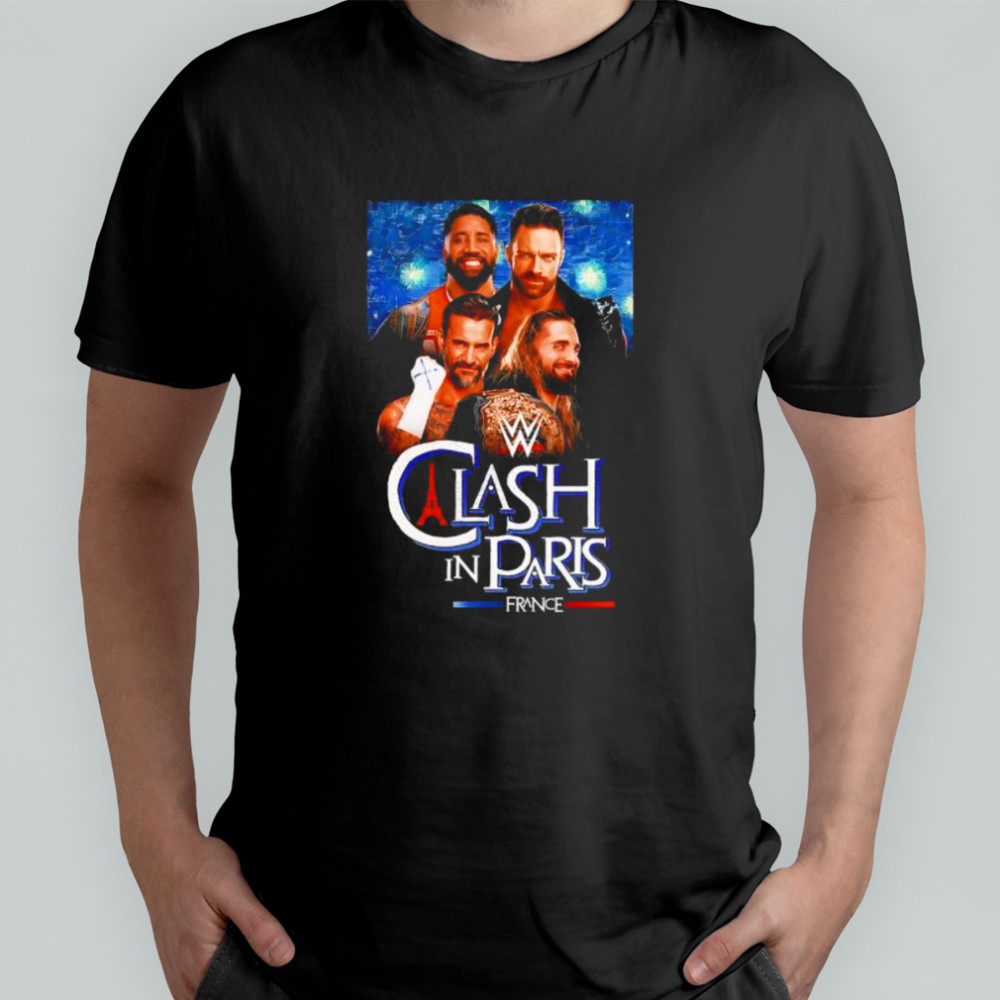 WWE Clash in Paris France graphic shirt
