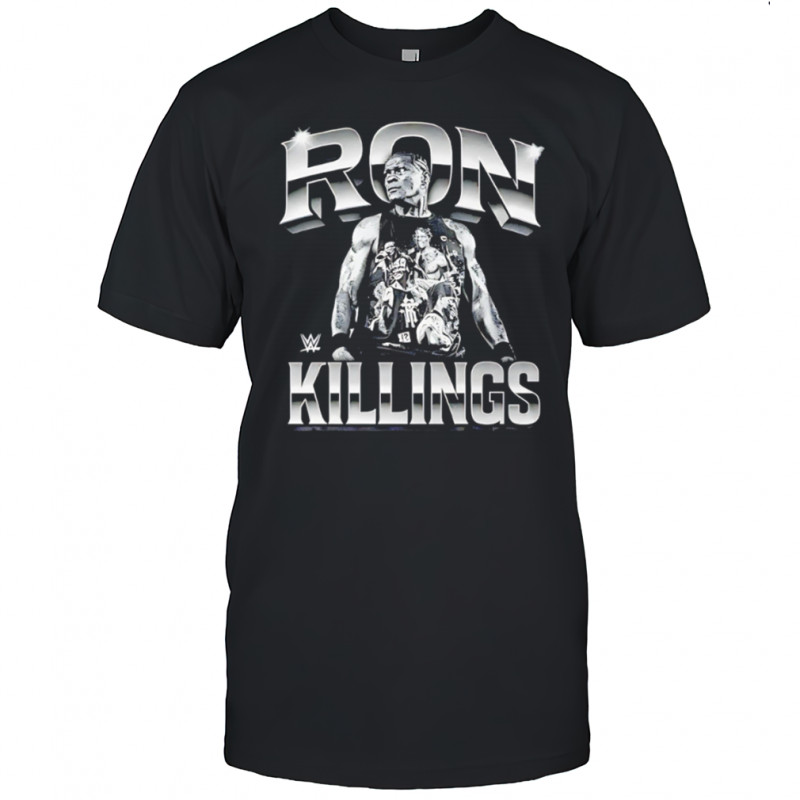 WWE Ron Killings Bitmap graphic shirt