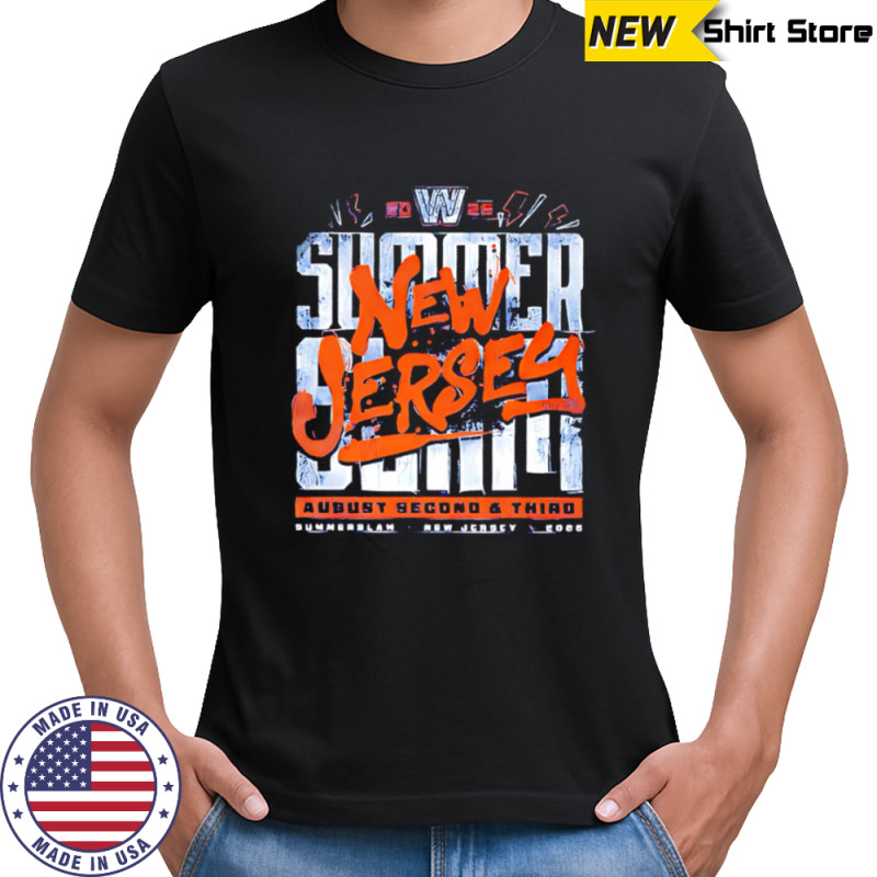 Wwe Summerslam 2025 Summer New Jersey August Second and Third shirt