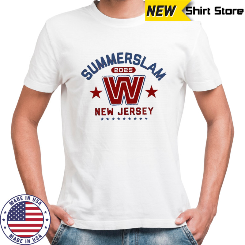 Wwe Summerslam 2025 Summer New Jersey shirt