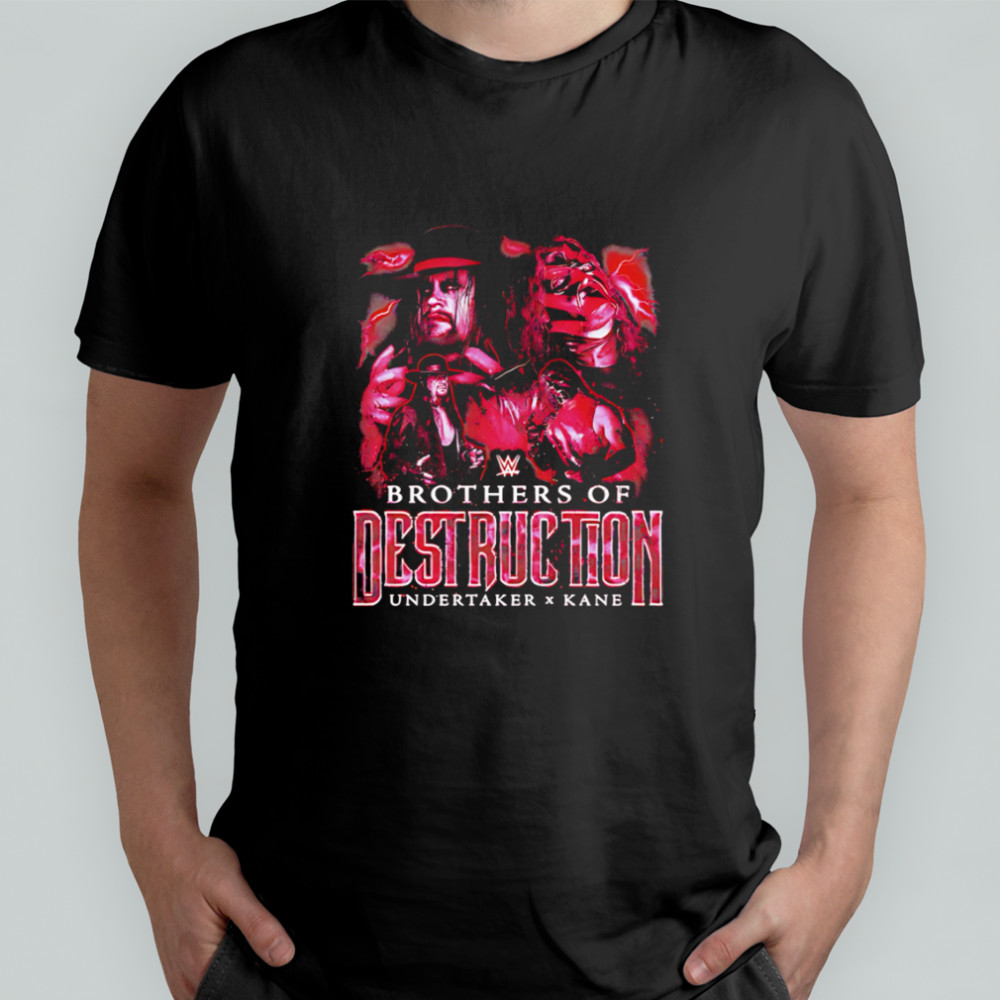 WWE Undertaker & Kane Brothers Of Destruction Vintage shirt