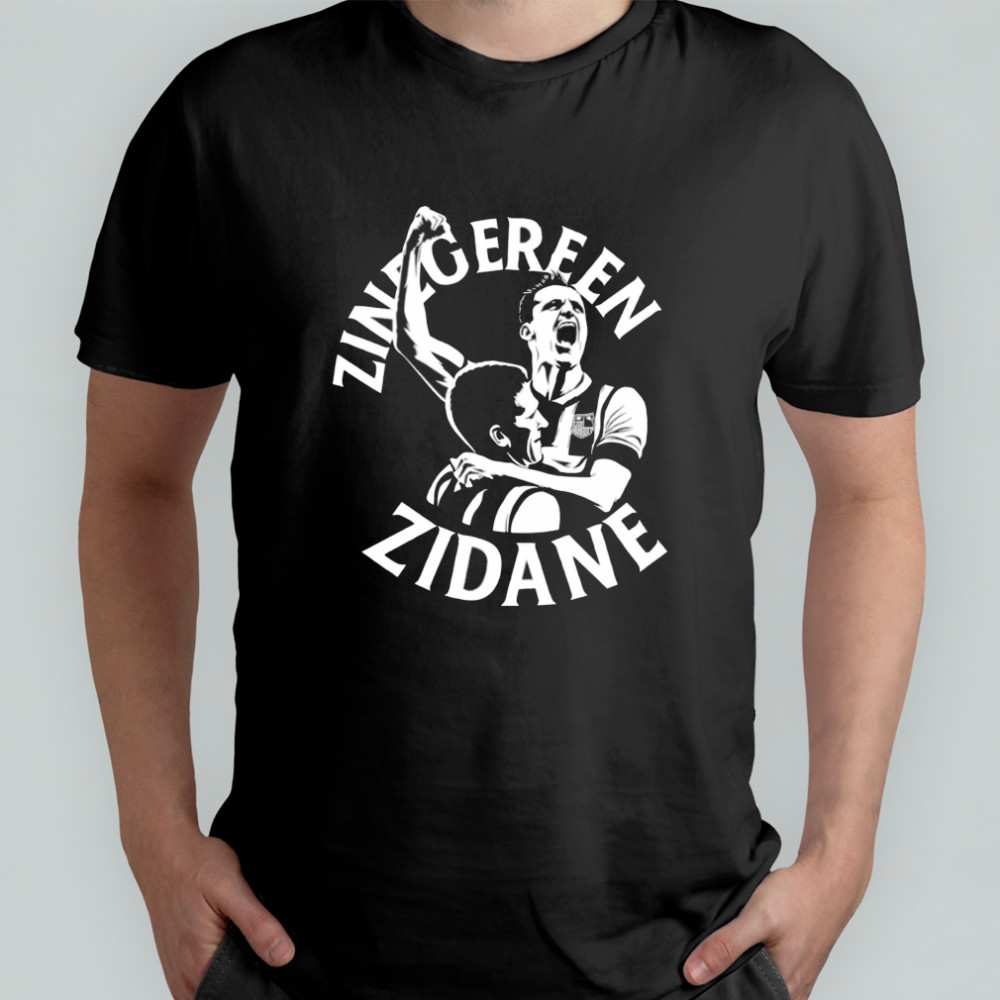 Zinedine Zidane Real Madrid CF black white shirt