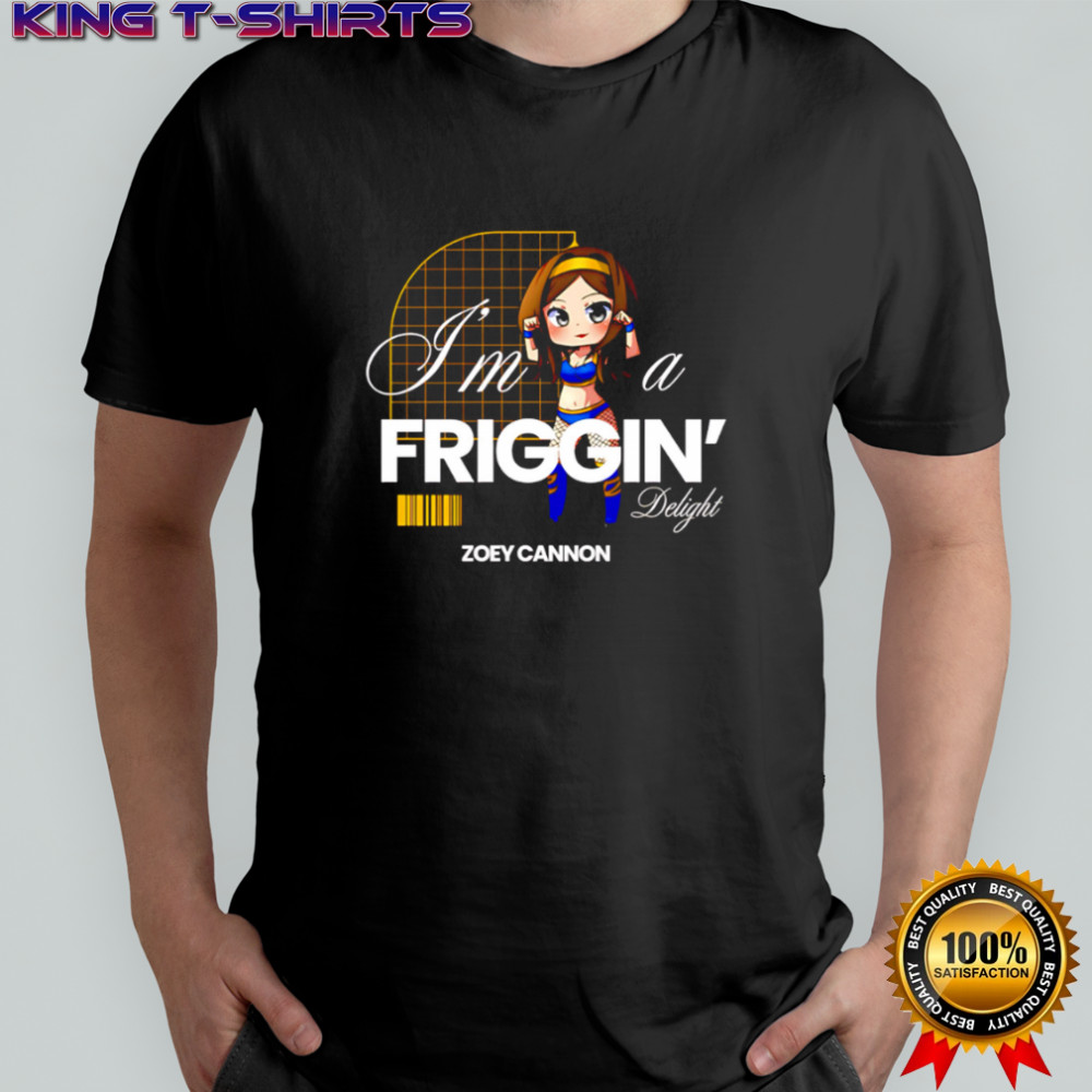 Zoey Cannon Frickin Delight cartoon three legacies wrestling shirt