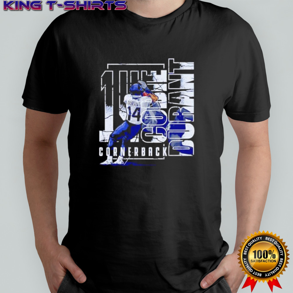 14 Go Durant Cornerback football player graphic shirt