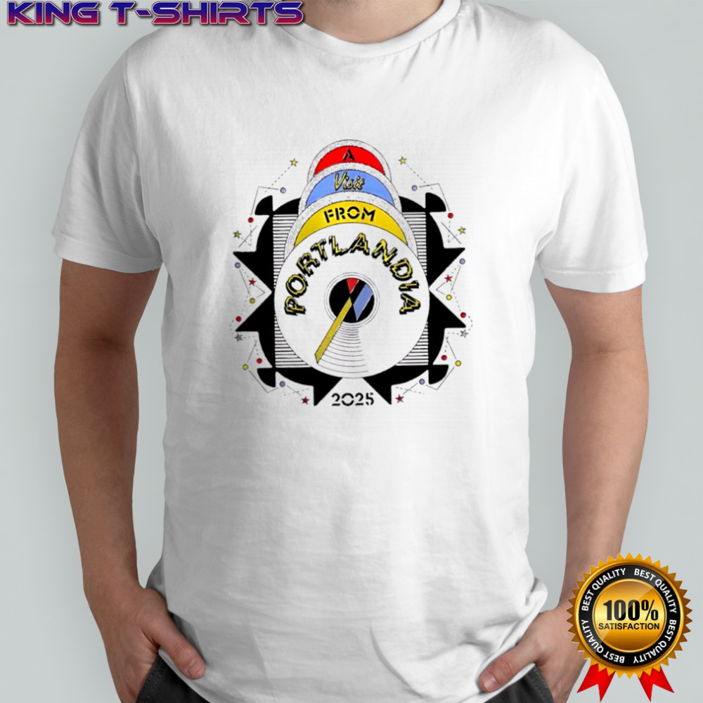 A Visit From Portlandia On Tour 2025 Merch With Fred And Carrie Wisconsin Shows shirt