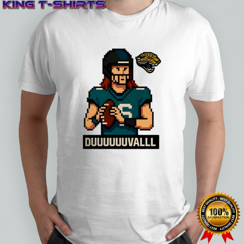 Acksonville Jaguars Duuuuuuvalll pixel art shirt