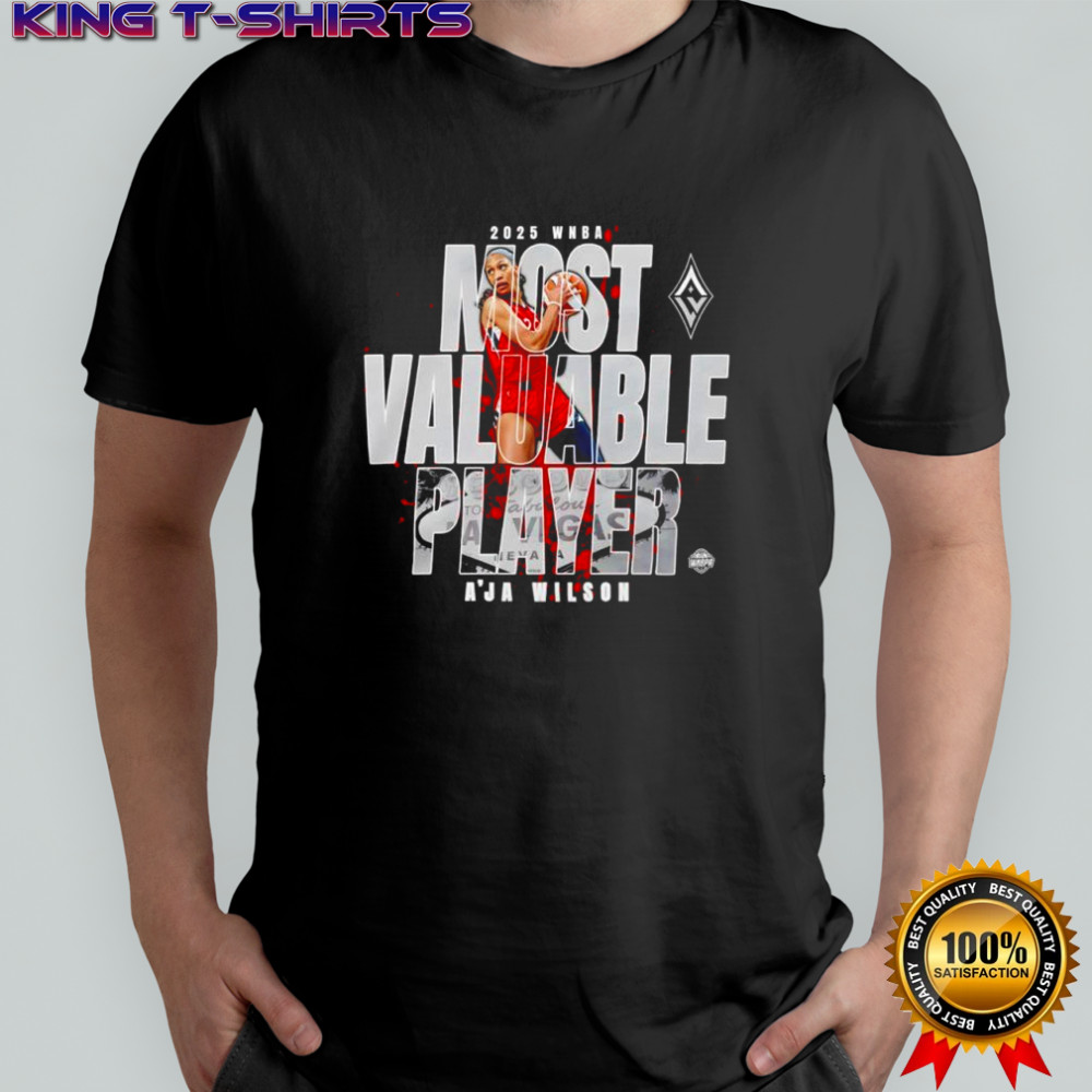 A’ja Wilson Las Vegas Aces Stadium Essentials 2025 WNBA MVP Player shirt