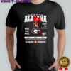 Alabama Crimson Tide victories over Georgia Bulldogs roll tide roll walk the dawgs shirt