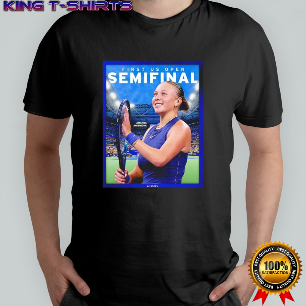 Amanda Anisimova US Open tennis welcome to the semifinal shirt