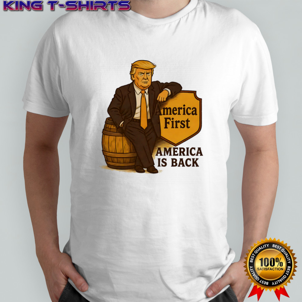 America first America is back Cracker Barrel shirt