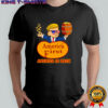 America First America Is Back Donald Trump Cartoon Character Throwing Gold Coins shirt