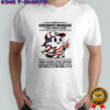 American Ghost i am a grumpy woman i am who i am i have anger issues thin patience shirt