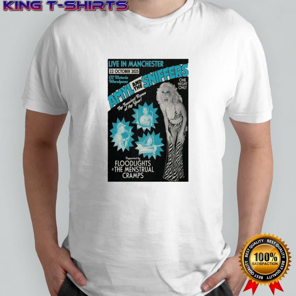 Amyl And The Sniffers Manchester UK Oct 22 2025 T-shirt