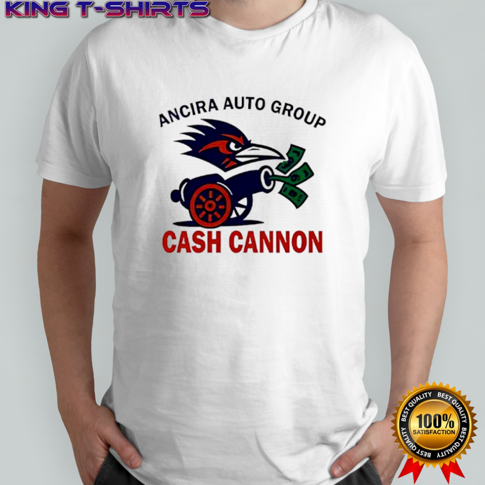 Ancira auto group cash cannon UTSA Roadrunners football shirt