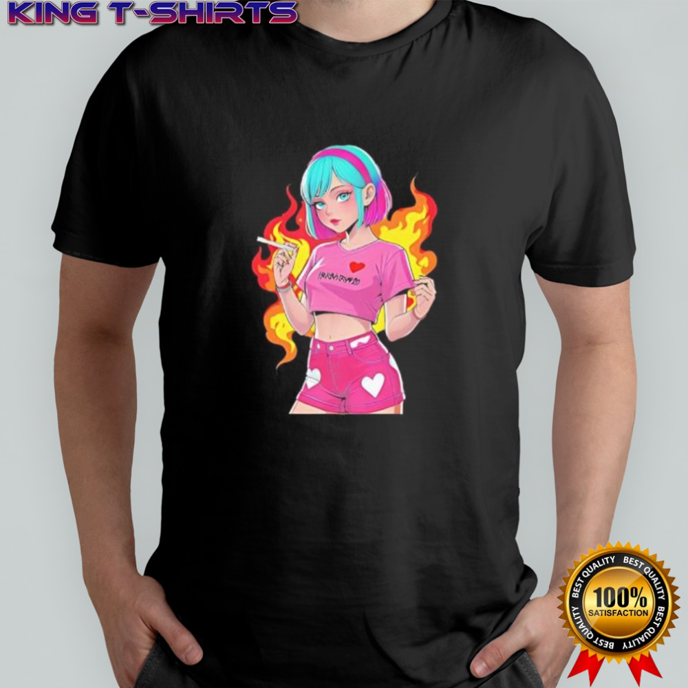 Anime Vape Girl classic shirt