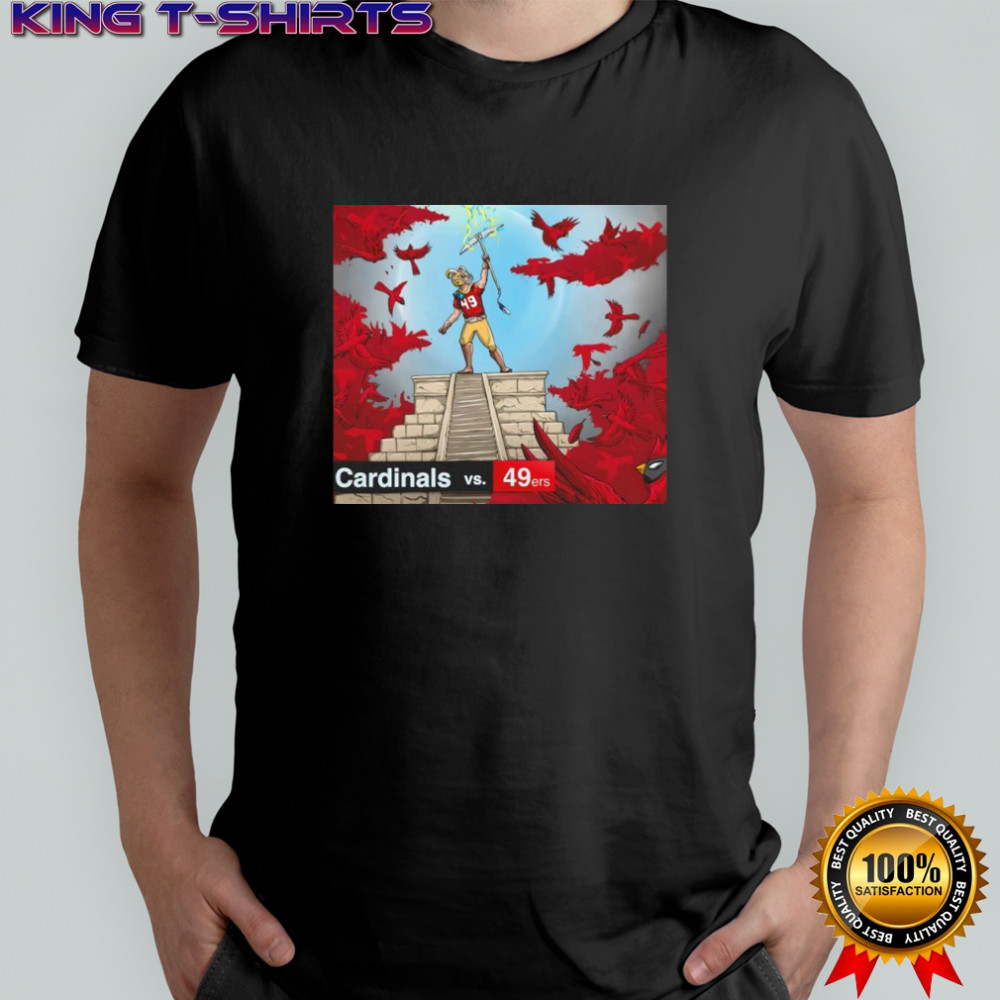 Arizona Cardinals vs San Francisco 49ers Loky comic shirt